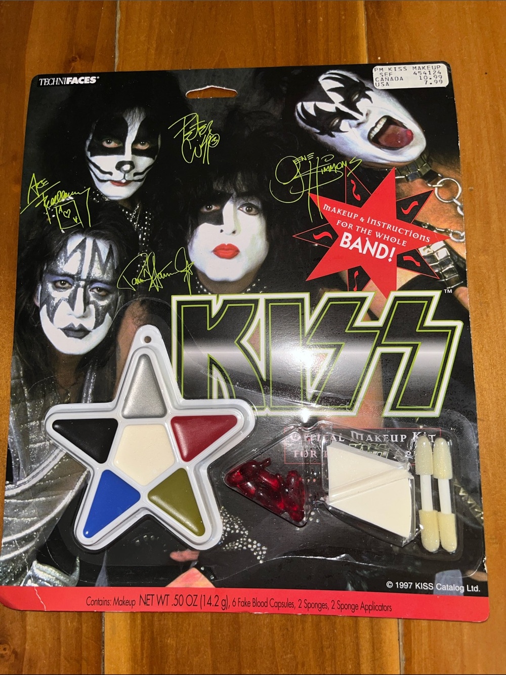1997 KISS Makeup Kit, Sealed package